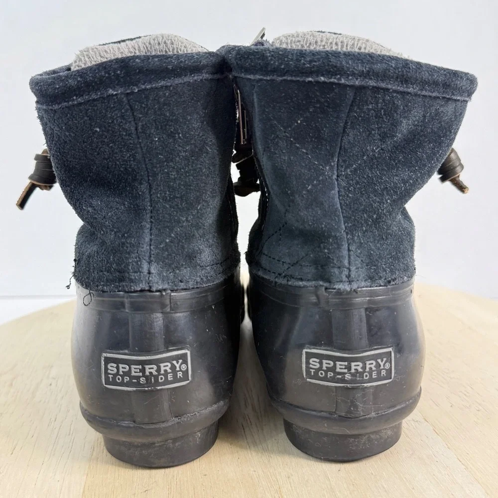 SPERRY Women's Shoes Top-Sider Saltwater Duck Boots Waterproof Outdoor Size 7